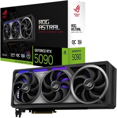 ASUS ROG Astral Nvidia GeForce RTX 5090 32GB GDDR7 OC Edition Grafikkarte NEU