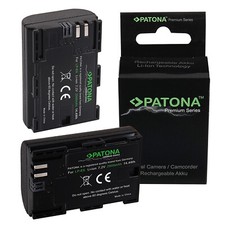 2x Akku für CANON LP-E6 LPE6 EOS 60D 70D 5D 6D 7D Mark II III 2000 mAh Patona