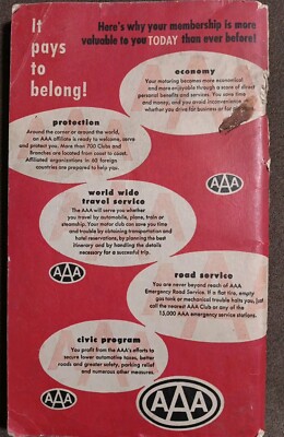 1949 AAA Emergency Service Directory ( National ) A45 | eBay