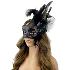 Women Costume Masquerade Party Feather Masks For Wedding Ball Halloween