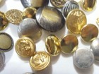 55 vintage assorted metal collector buttons lot 52801 — photo 8