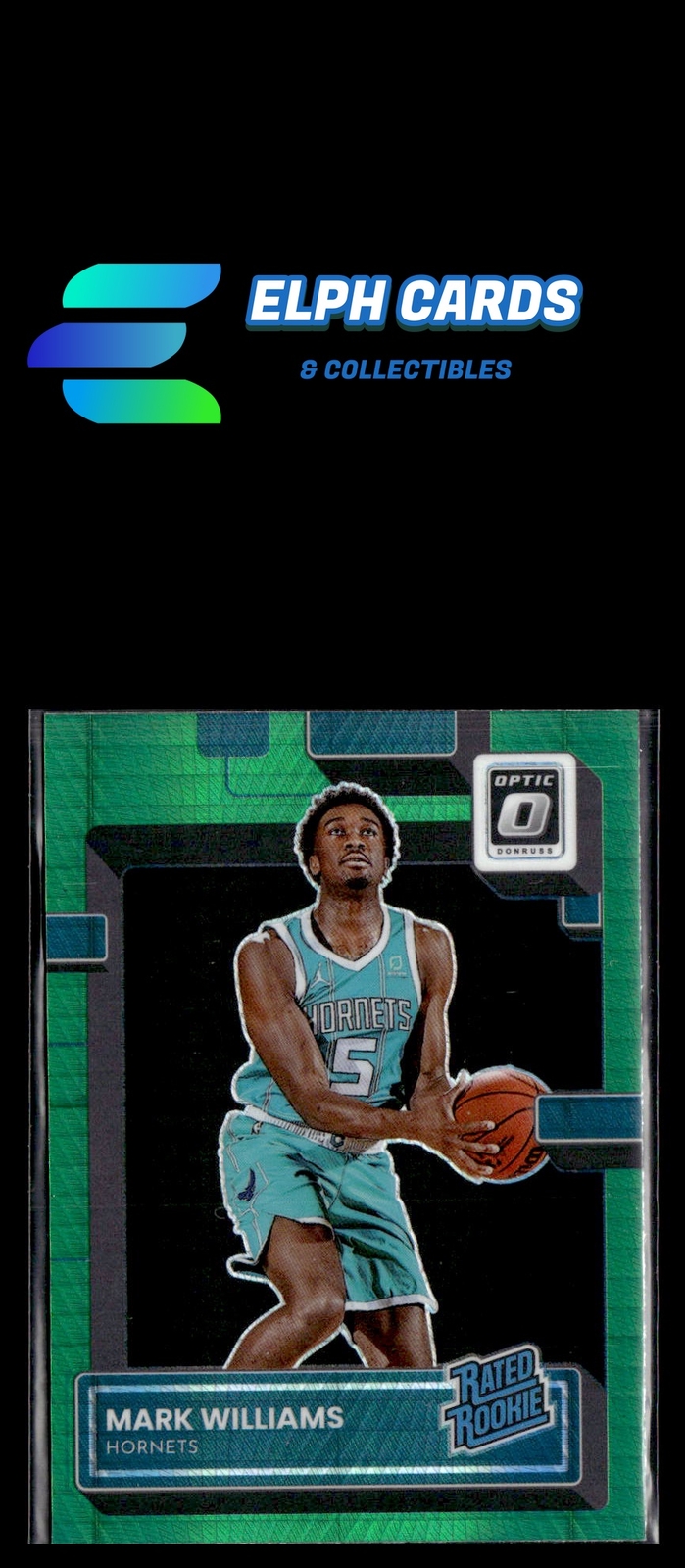 2022-23 Donruss Optic #245 Mark Williams Hyper Green