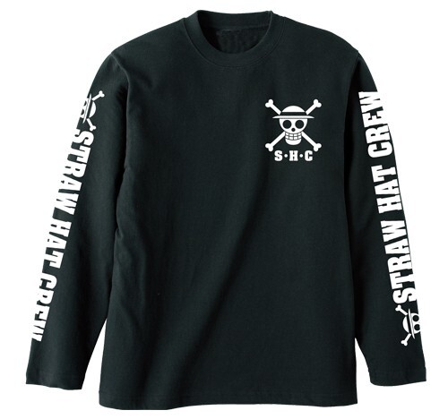 one piece straw hat crew shirt