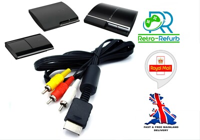 Power Cord Playstation Audio Video Cable Playstation PS3 AV Cable