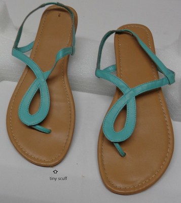aqua green sandals