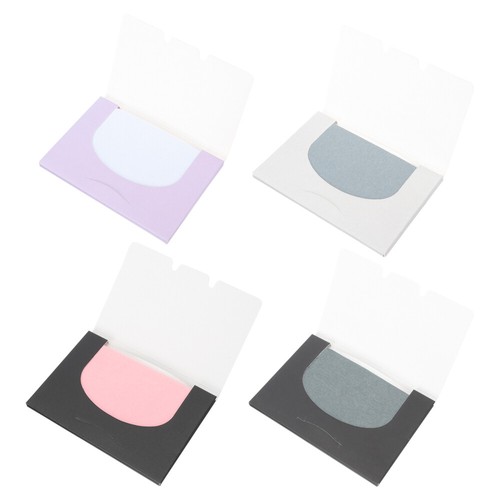 4 Packs Blotting Paper for Oily Skin Makeup Oilabsorbing Facial Ink