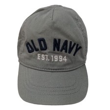 Old Navy Boy's Stretchy Hat Gray Size S Toddler Embroidered Logo