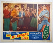 The In-Between Age movie lobby card poster vtg 1958 rockabilly rock n roll