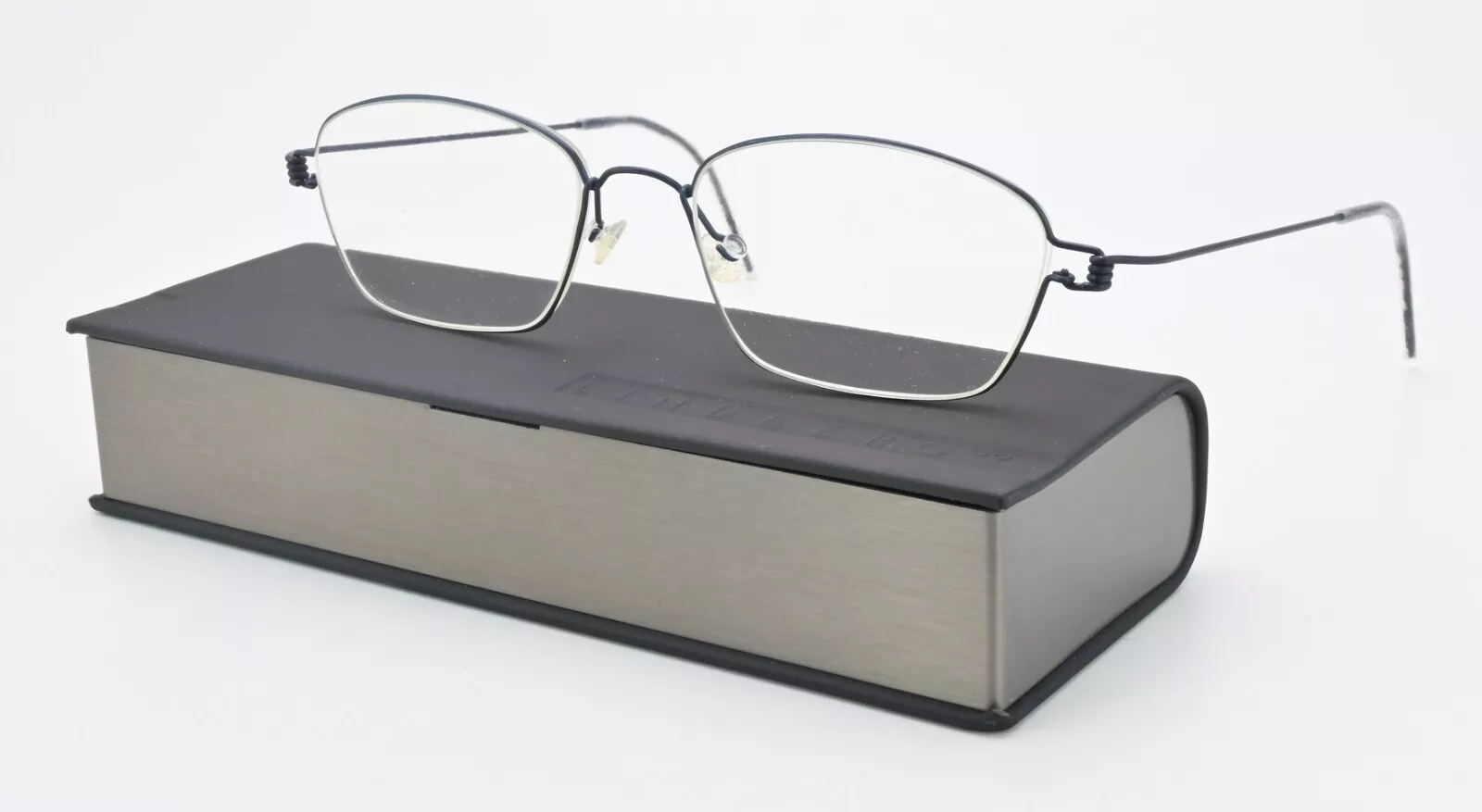 Lindberg Glasses Frame Vidar U13 Air Titanium Rim Vintage Satin Royal Blue