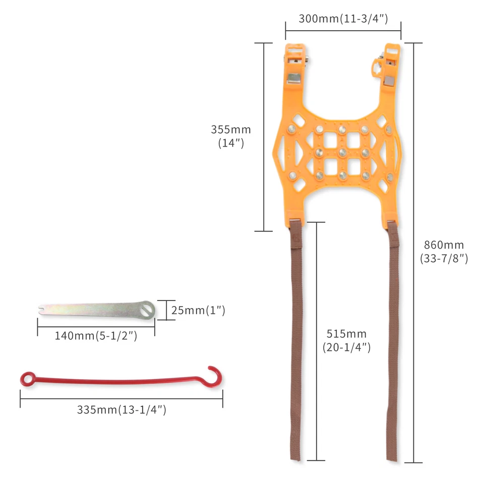 6x Cadenas de neumáticos de nieve para ruedas de coche antideslizantes de emergencia invierno para Jeep Grand Cherokee Foto 2 de 4
