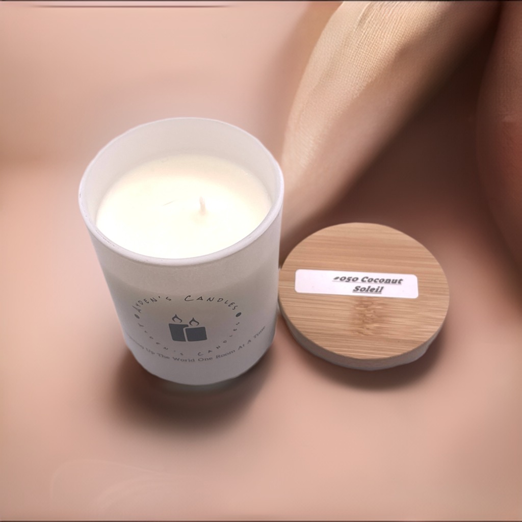 Aydens Candles Coconut Soleil Scented Candle 050-image