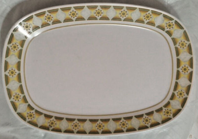 Noritake Progression China Sunglow 9042 13.5''x9.5'' Oval Platter J20D