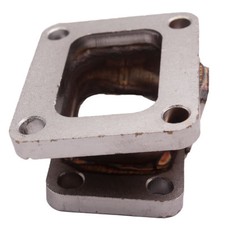 Universal Ss 304 15 Deg T3 To T4 Turbo Exhaust Manifold Adapter Flange Kit Usa