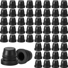60 Pcs Brake Bleeder Screw Cap Grease Fitting Cap Rubber Dust Cover for Cars