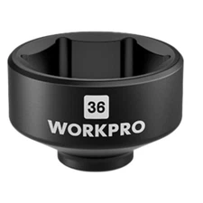 WORKPRO 36 mm Oil Filter Removal Tool Oil Filter Socket Wrench Oil Filter Wrench