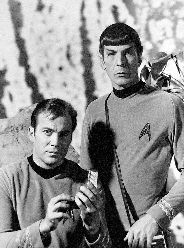 Star Trek William Shatner Captain Kirk Leonard Nimoy Spock Poster