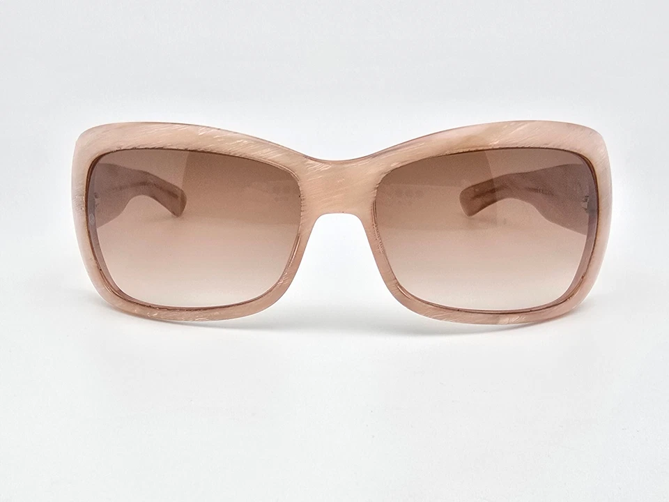 Очки солнцезащитные Giorgio Armani GA 53 V99S2 бежевая оправа со стразами коричневые градиентные линзы - Изображение 2 из 4