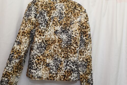 Ruby Rd Womens Micro Puffer jacket Leopard L Excellent Condition Leopard print - Picture 2 of 7