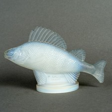 René Lalique R.Lalique Car Mascot Glass Opalescent Glass Pole