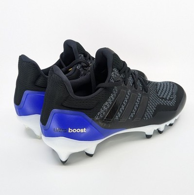 Adidas Ultraboost Football Cleat ‘Black Blue’ (size mens 10) Adidas Ultraboost Football Cleats Black Blue Woven JP7410  main image 4
