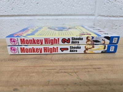 Monkey High! Manga Vols 1-2 English Shouko Akira Shojo Beat VIZ Lot
