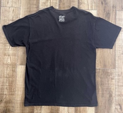 Stussy x Tower Records Youth Brigade T-Shirt L Black 2011 No Music