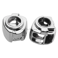 Motorcycle Chrome Handle Switch Housing Cover For Harley SuperLow XL883L 2014-19
