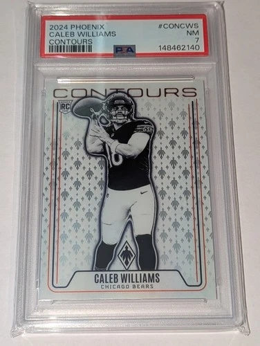 2024 Panini Phoenix - Contours Caleb Williams #CON-CWS (RC) PSA 7