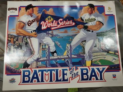 Vintage 1989 MLB World Series Battle of the Bay SF Giants vs