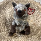 TY 2000 Beanie Baby HOWL the Wolf Birthday May 23rd (Retired) Vintage Plush Toy