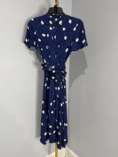 Polo Ralph Lauren Women's Blue Floral-Print Belted Shirt Dress 0 NWT 
