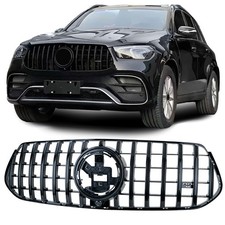 Sport Kühlergrill Schwarz Glanz für Mercedes GLE V167 Coupe C167 18-23 mit AMG Sport Kühlergrill Schwarz Glanz für Mercedes GLE V167 Coupe C167 18-23 mit AMG