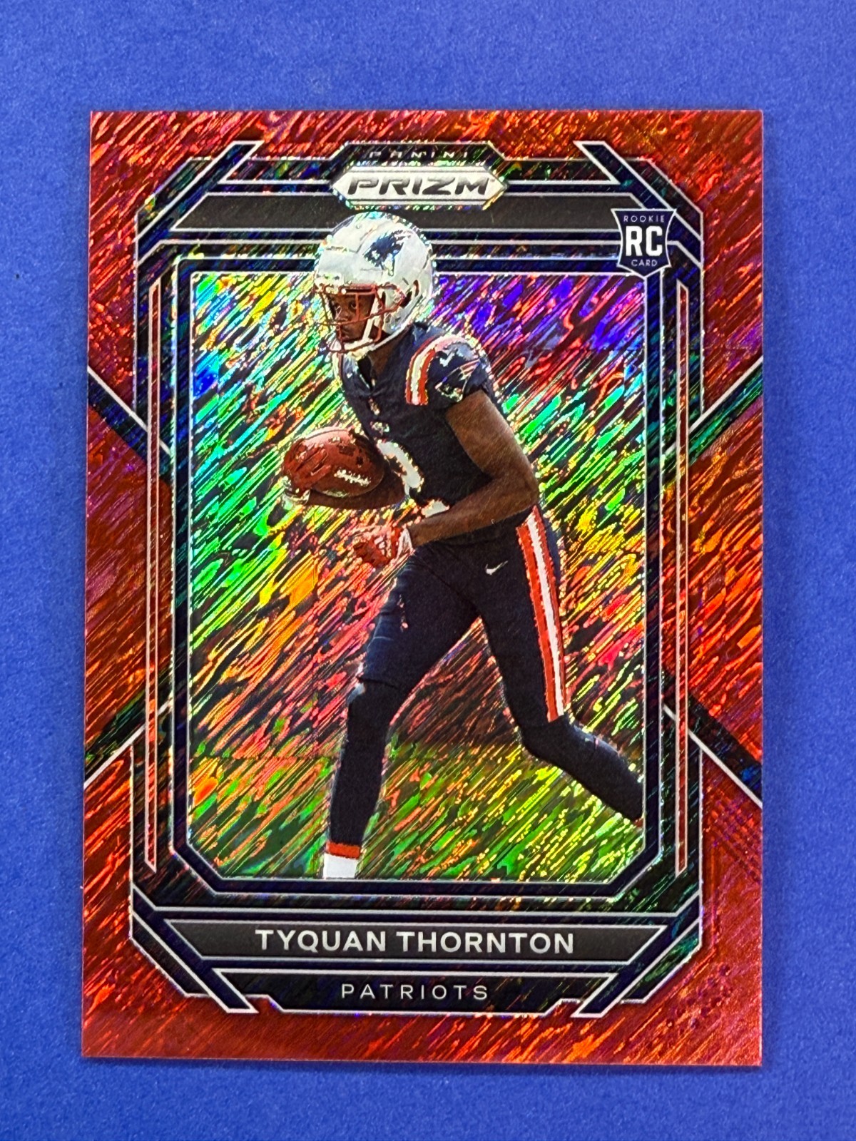2022 Panini Prizm - Rookies Tyquan Thornton #328 Red Shimmer Prizm /35 (RC)