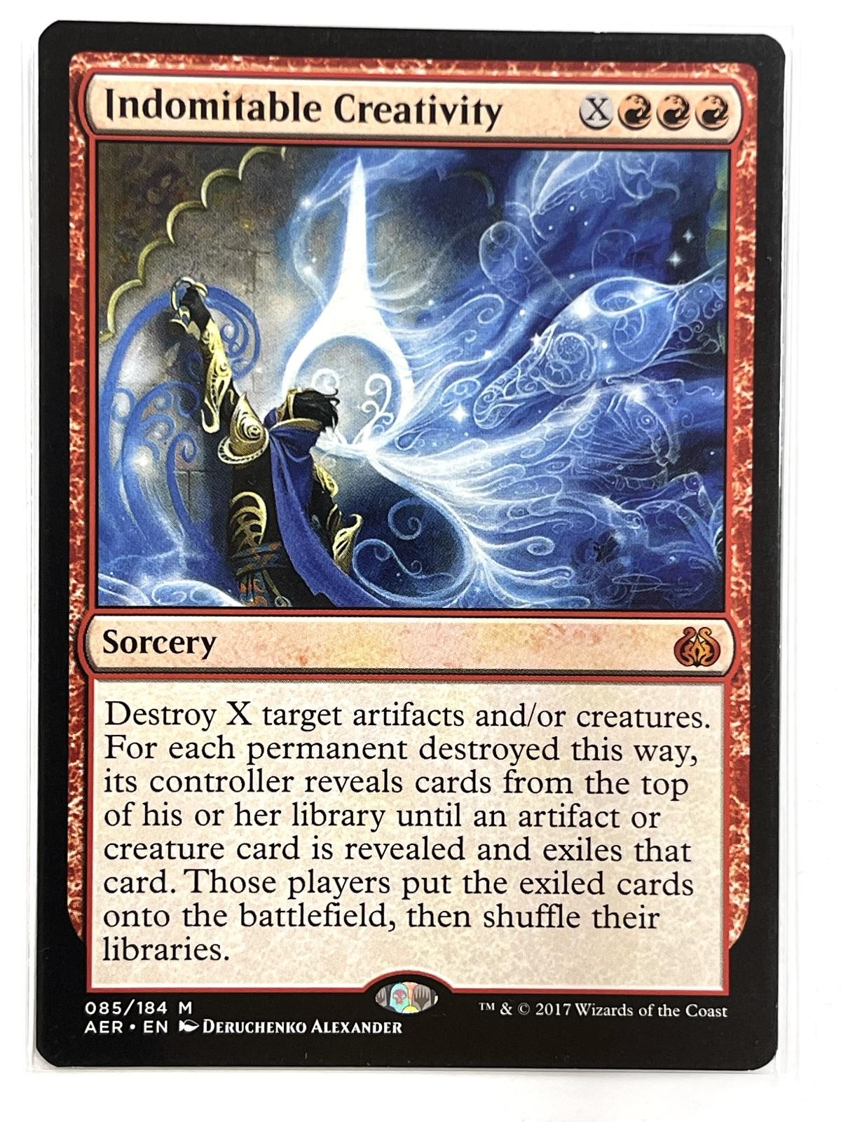 Indomitable Creativity 85 Mythic Aether Revolt Magic: The Gathering NM