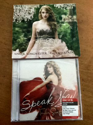 VARIANT TAYLOR SWIFT Speak Now TARGET 2CD SET WITH SUPER RARE CMA SLEEVE
