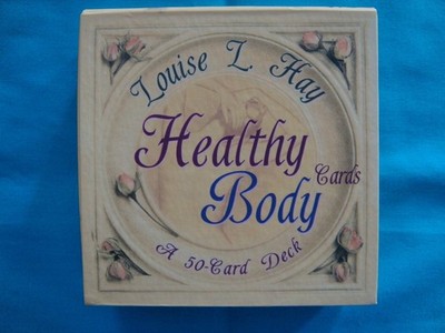 HEALTHY BODY CARDS Louise L. Hay 50 Card Deck Affirmation-Classic c.2000
