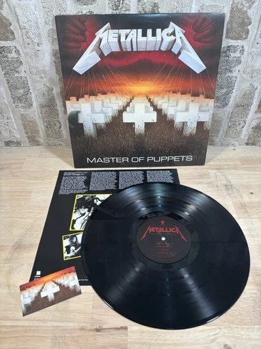 ⭐️Metallica Master Of Puppets Battery Brick Vinyl LP⭐️Great Cond.⭐️