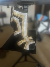 Dancers Stylish Heels Black/Gold/Silver
