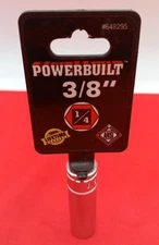 POWERBUILT 1/4". Drive 3/8" Magnetic Impact Deep Socket