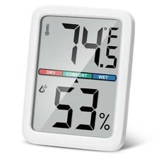 Digital Thermometer Hygrometer Large LCD Screen Room Thermometer Temperature