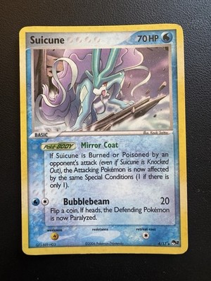 POKEMON TCG SUICUNE 4/17 POP SERIES 2 COSMO HOLO!!