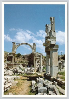 Fountain of Pollio and Domitian Temple Efes Izmir Turkiye Turkey Postcard