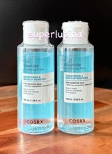 2x COSRX Low pH Niacinamide Micellar Cleansing Water Travel Size 3.38 oz 03/2028