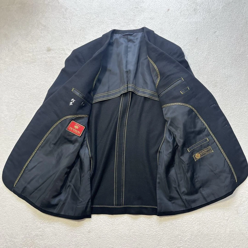 Loro Piana 100% Cashmere Black Tailored Jacket Large Size Used -Shipping from J - Image 4 of 4