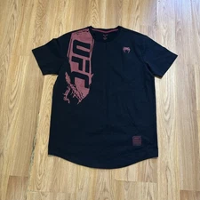 UFC Venum Authentic Fight Week 2.0 Men’s Short Sleeve T-Shirt Black Large L 