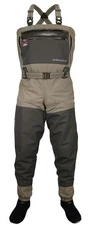 Slate Breathable Stockingfoot Full Wrap 6-Ply Fishing Chest Wader (XX-Large)
