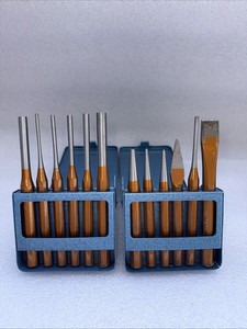 VNTG TIREM Pin Punch Drift & Chisel Set - Made In Germany - C. V. LUFTH VERGUTET