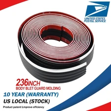 Fits Truck Pick up Protector Guard Roll Chrome Body Side Molding Belt D31 FL