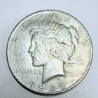 1922-D PEACE SILVER DOLLAR - 90% SILVER - FINE DETAILS - FREE SHIP #9636