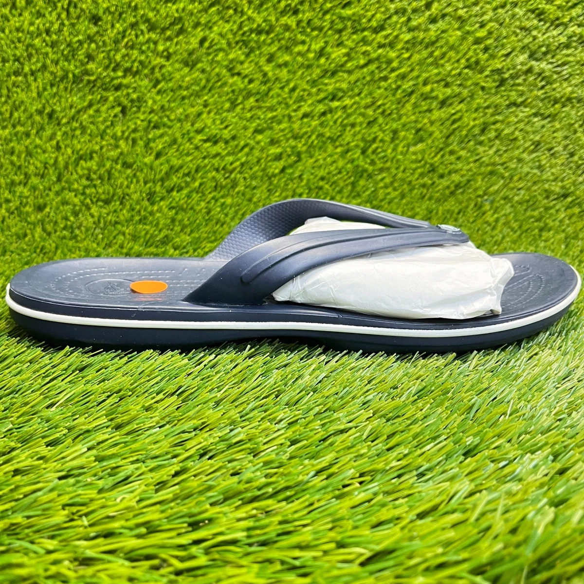 Crocs Crocband Mens Size 13 Blue Beach Walking Outdoor Flip Flops Thong Sandals Crocs Men main image 3